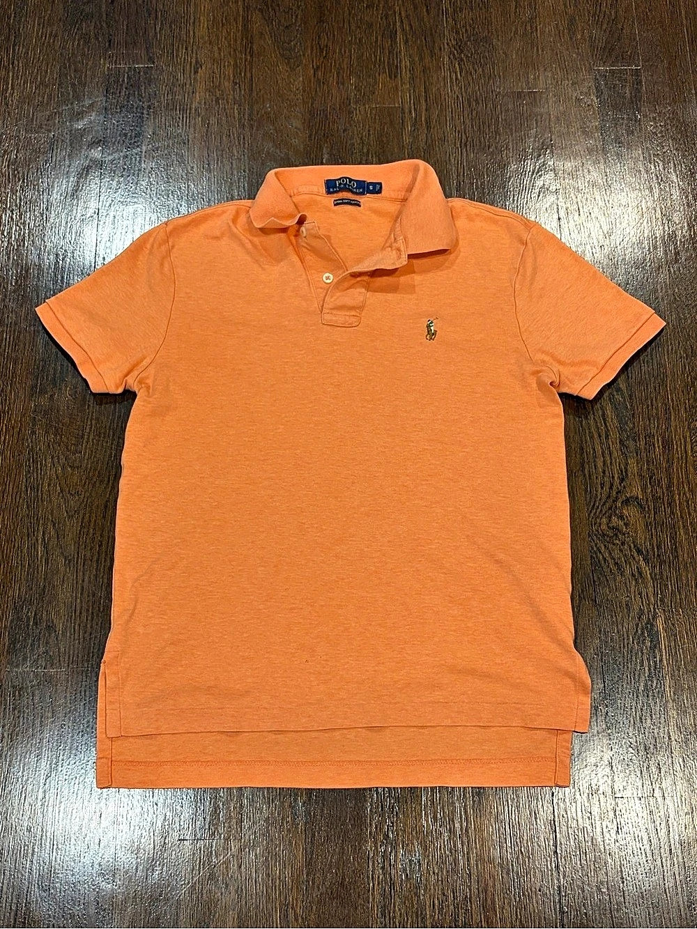 Polo Ralph Lauren Pima Soft Touch Polo Shirt Orange Small